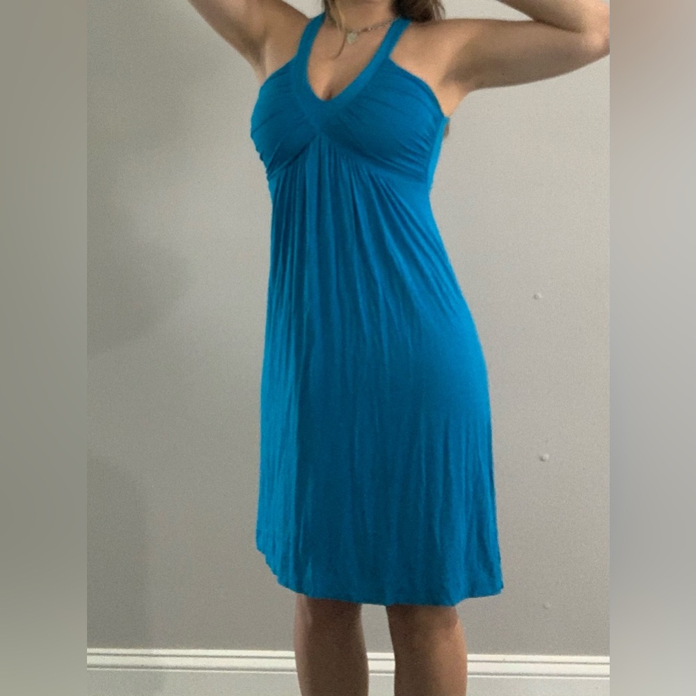Calvin Klein Blue Midi Dress